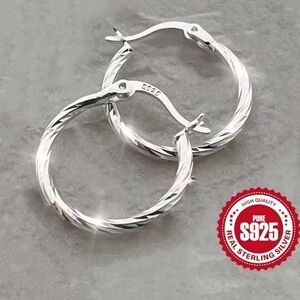 Sterling Silver Hoop Earrings